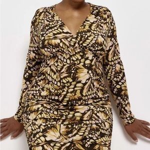 NWT RIVER ISLAND 🏝 RUCHE DRESS